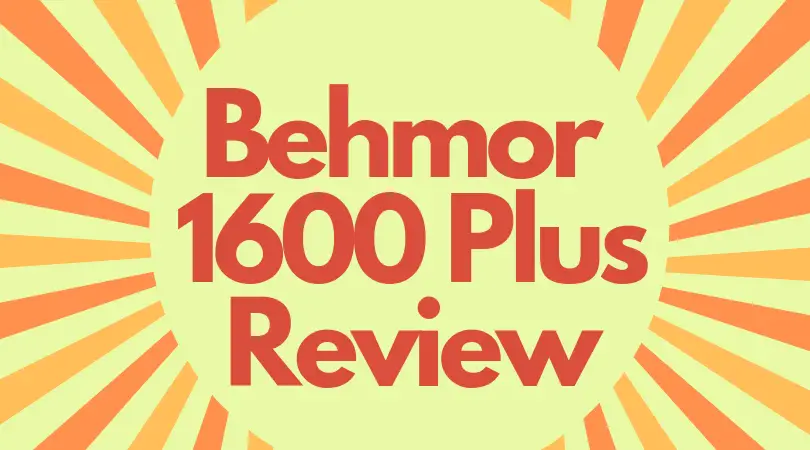 Behmor 1600 plus review