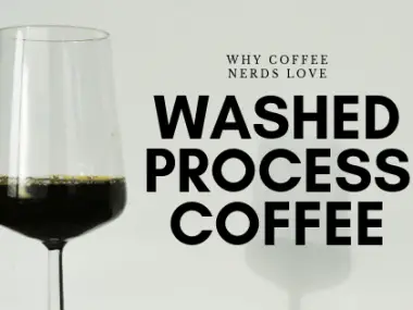 Washed process coffee